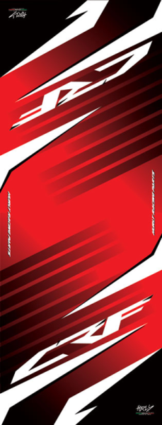 Workstation Floor Mat Black, Red, White, 1, nordicamoto.ro