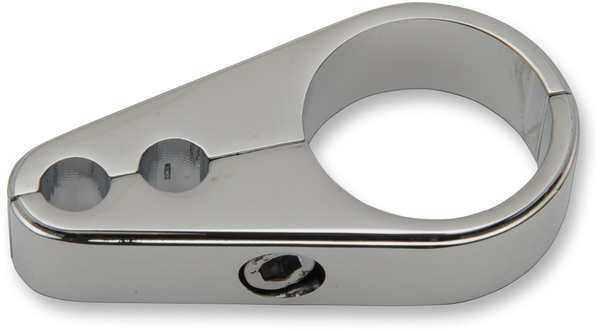 Die-cast Cable Clamp Silver, 1, nordicamoto.ro