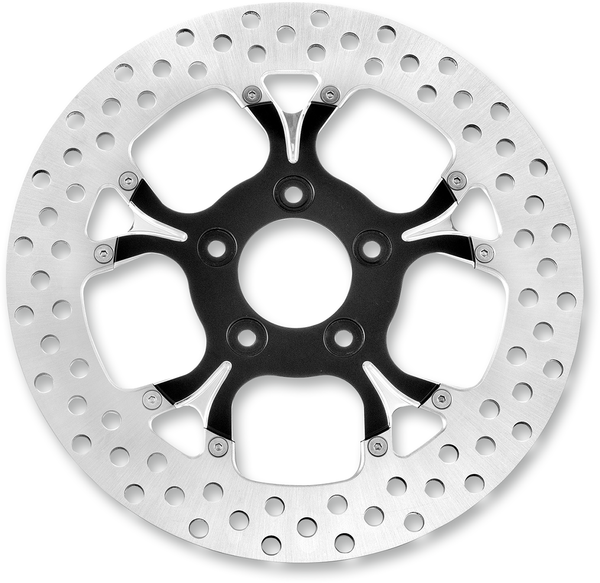 Rotor Brake Galaxy Rear 11:8(r) Platinum Cut Aluminum, Black, Stainless Steel, 1, nordicamoto.ro
