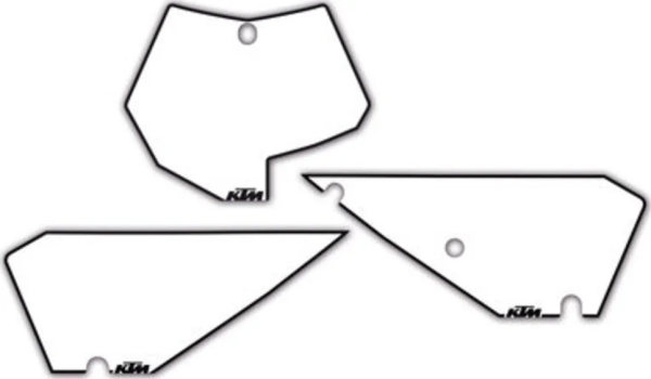NUMBER PLATE BACKGROUNDS SX 85, 1, nordicamoto.ro