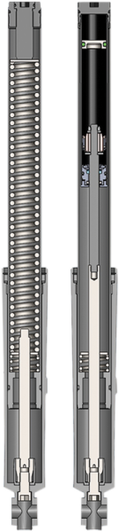 Monotube Cartridge Fork Kit Black, 1, nordicamoto.ro