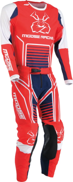 Tricou Moose Racing Agroid Blue/Red/White 2XL, 4, nordicamoto.ro