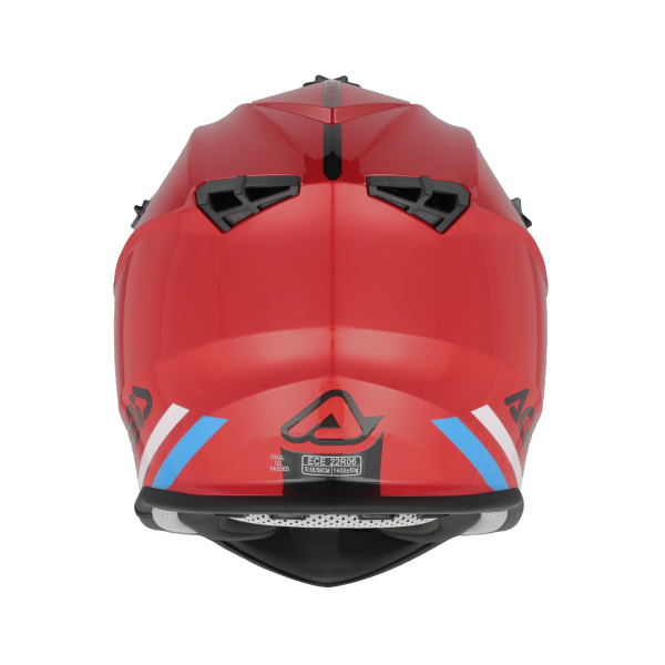 Acerbis Linear 22-06 egyszínű piros sisak, M-es méret, 6, nordicamoto.ro