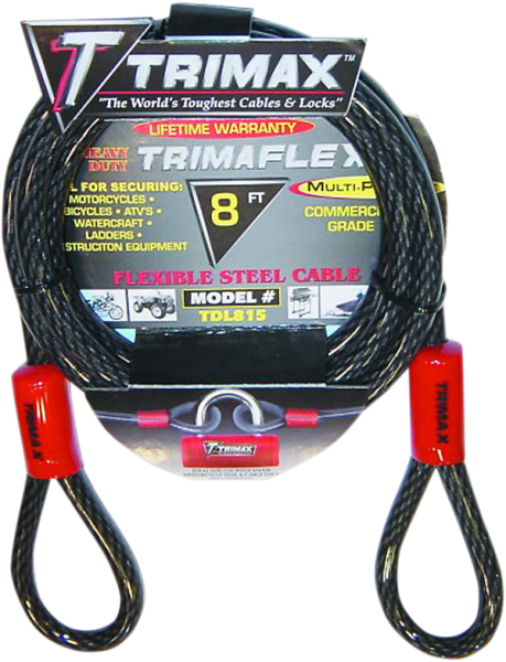 Trimaflex Max Security Braided Cable Black, 1, nordicamoto.ro