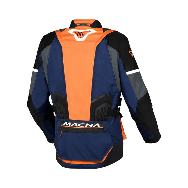 MACNA DOMANE vízálló textil túra-/kalandmotoros dzseki, kék/narancssárga, XXL, 9, nordicamoto.ro