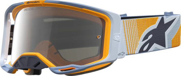 Alpinestars Vision 8 Maven porkék/narancssárga/színezett lencsés védőszemüveg, 1, nordicamoto.ro