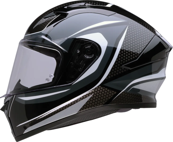 Z1R Talon Nighthawk teljes arcú sisak – fekete/szürke/fehér, XXL, 1, nordicamoto.ro