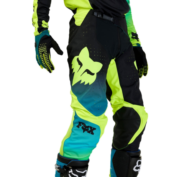 Pantaloni Moto Fox 360 Streak Negru/Galben 38, 3, nordicamoto.ro