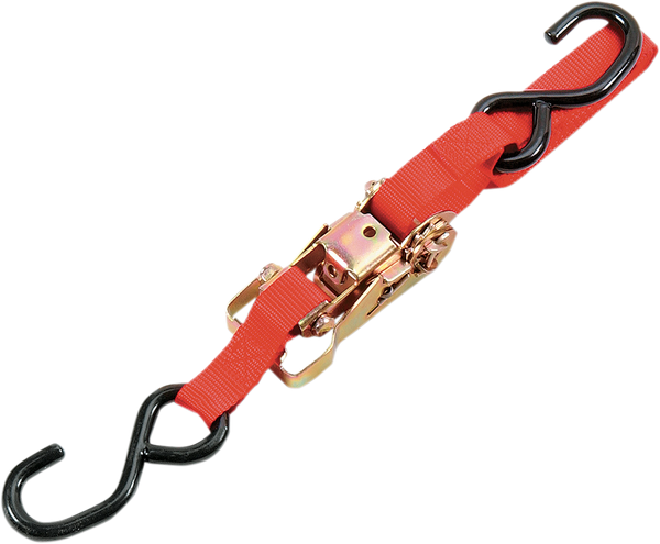 1-1/2(r) Heavy-duty Ratcheting Tie-downs Red, 1, nordicamoto.ro