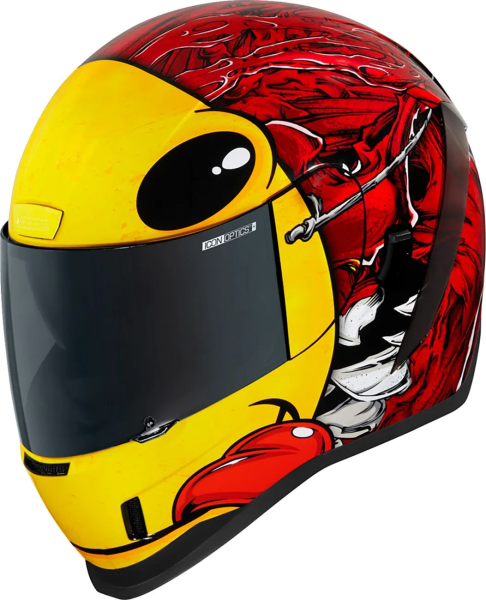 Icon Airform Brozak Mips® sárga/piros L méretű sisak, 1, nordicamoto.ro