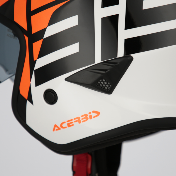 Acerbis Aria Sport Jet sisak, fehér/narancssárga, S-es méret, 4, nordicamoto.ro