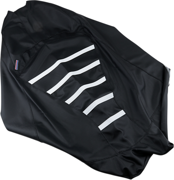 Gripper Seat Cover Black, White, 1, nordicamoto.ro