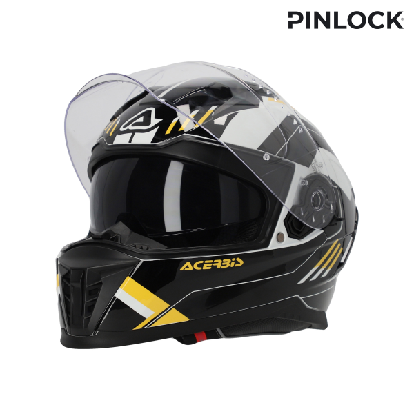 Acerbis X-way Graphic teljes arcú sisak – fekete/sárga, S-es méret, 7, nordicamoto.ro