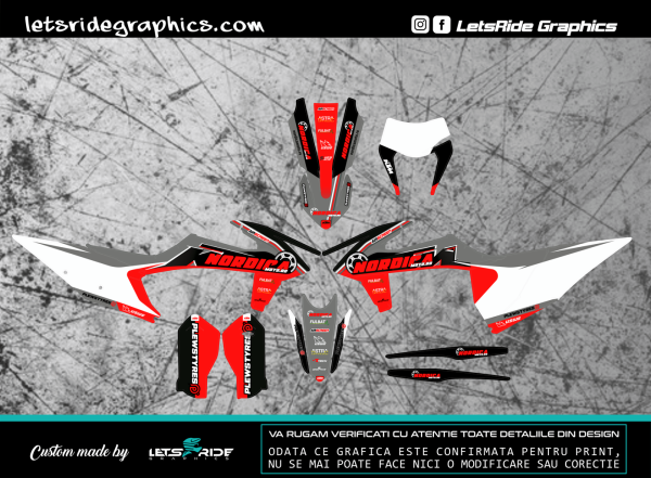 Kit stickere KTM EXC 2020-2023 Nordicamoto, 1, nordicamoto.ro