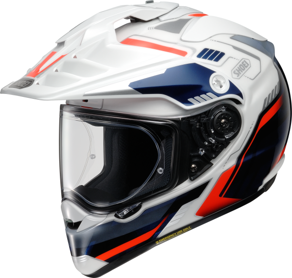SHOEI HORNET-ADV06 Invigorate TC-10 sisak, kék/piros/fehér, L-es méret, 1, nordicamoto.ro