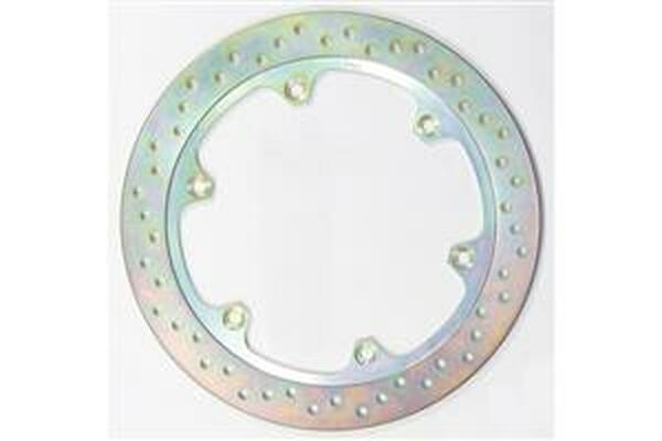 Round Hpsr Solid Brake Rotor Gold, Stainless Steel, Zinc, 1, nordicamoto.ro