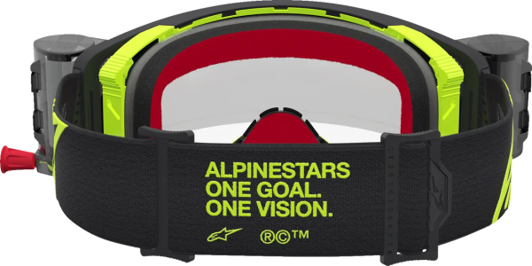 Alpinestars Supertech Roll-Off védőszemüveg – Fekete/Fluo sárga/Átlátszó lencse, 2, nordicamoto.ro