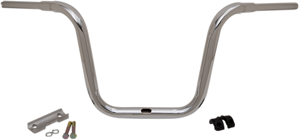1-1/2(r) Grande Traditional Ape Hanger Handlebar Silver, 2, nordicamoto.ro