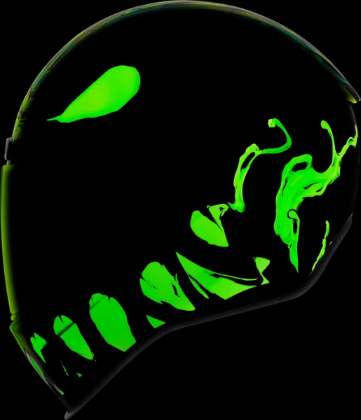 Casca Icon Airform™ Manik'R Black/Fluorescent Green/Green/White L, 8, nordicamoto.ro