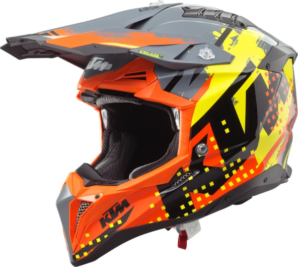 KTM Aviator 3 sisak, sárga/szürke/narancssárga, XXL/63, 1, nordicamoto.ro
