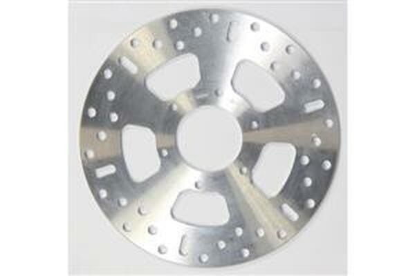 Round Hpsr Solid Brake Rotor Silver, Stainless Steel, 1, nordicamoto.ro