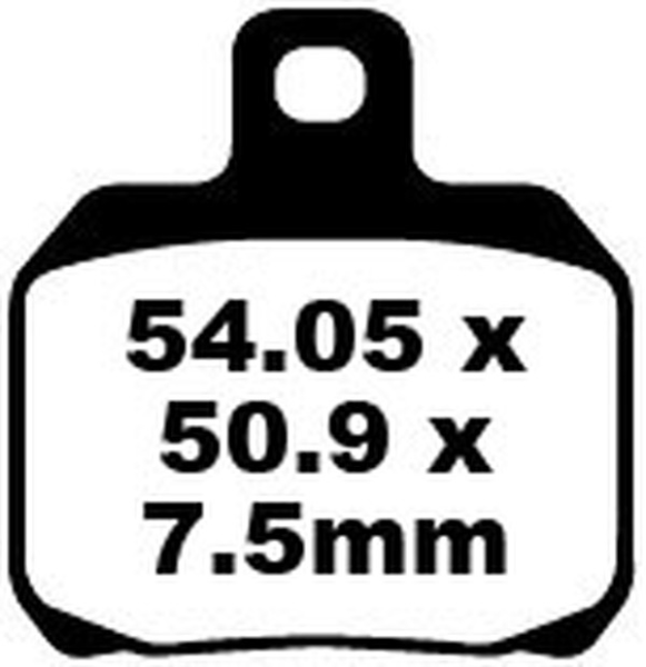 Sfa Series Organic Scooter Brake Pads, 1, nordicamoto.ro