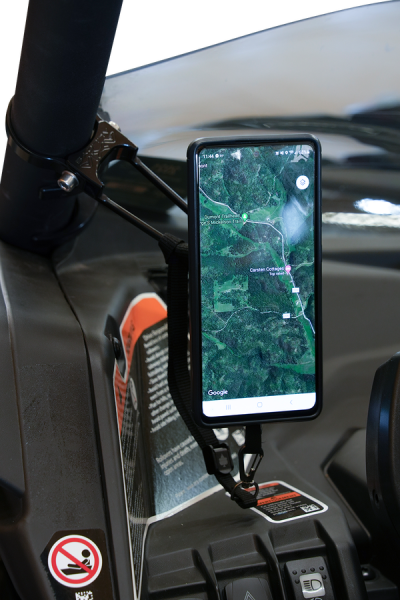 Roll Cage Phone Mount Black, 3, nordicamoto.ro