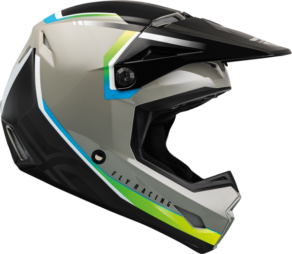 Casca Moto Fly ECE Kinetic Vision szürke/fekete S, 1, nordicamoto.ro