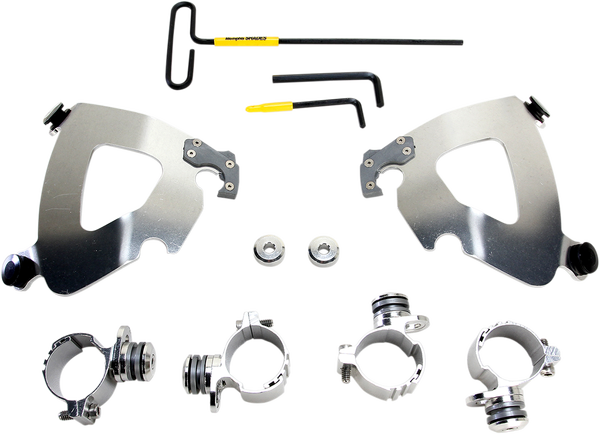 Gauntlet Fairing Trigger-lock Hardware Kit Polished, 1, nordicamoto.ro