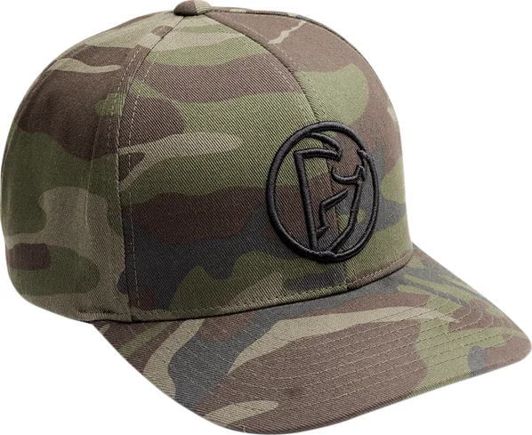 THOR Iconic Flexfit Hat Green  S/M, 1, nordicamoto.ro