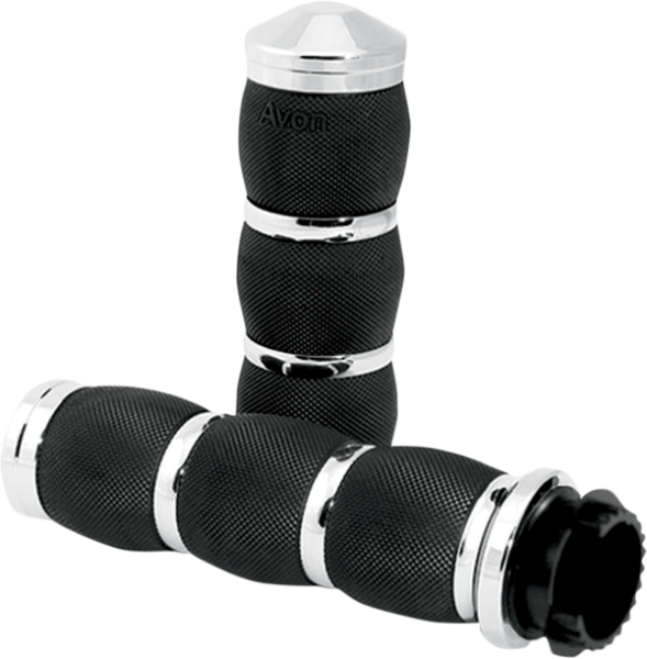 3-ring Air Cushioned Grips Black, 1, nordicamoto.ro
