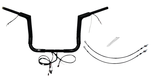 Plug & Play Ez Install 1-1/2(r) Flat Top Handlebar Kit Black, 1, nordicamoto.ro