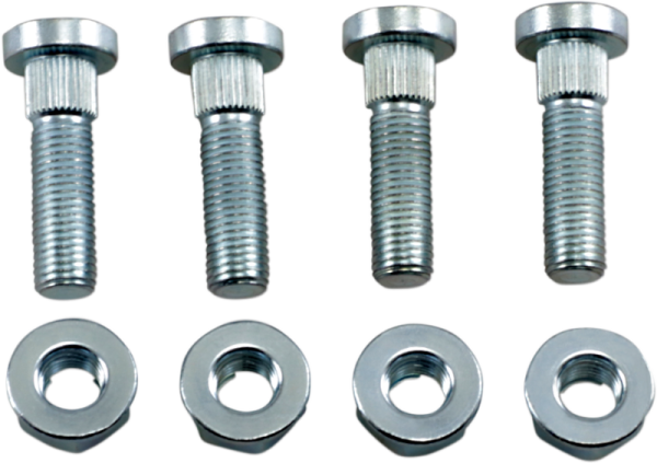 Wheel Stud/nut Kit Silver, 1, nordicamoto.ro