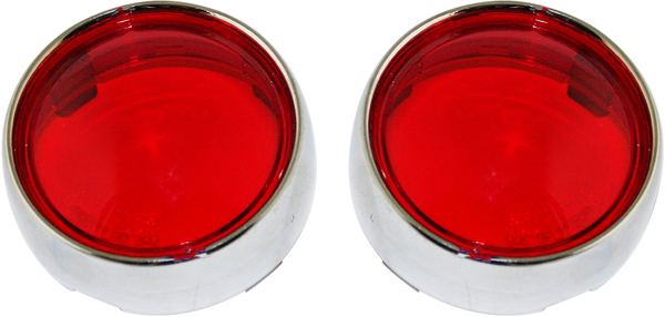 Bezel/lenses For Probeam® Bullet Turn Signals Chrome, 1, nordicamoto.ro