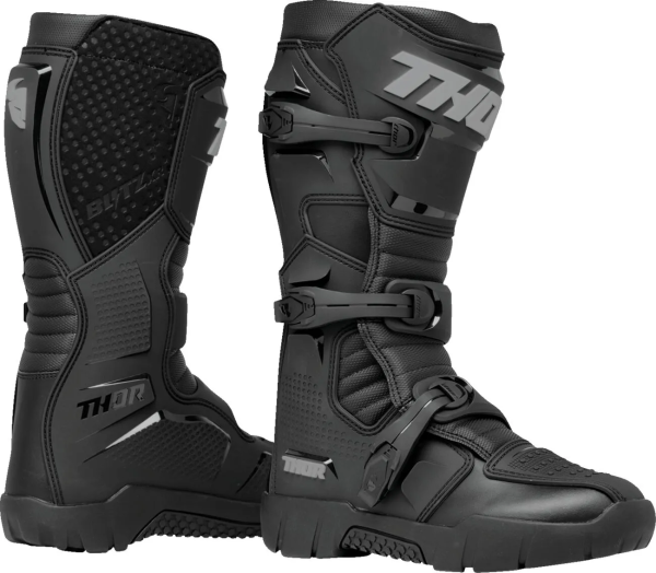 Cizme Thor Blitz XP Black Negru / Gri 9, 1, nordicamoto.ro