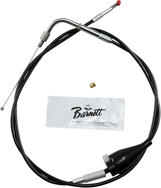 Black Vinyl Throttle/idle Cable Black +152 mm (6''), 1, nordicamoto.ro