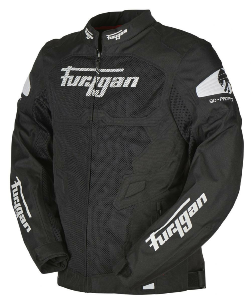 Geaca Textila Furygan 6375-143 Atom vented Black-White XXXXL, 2, nordicamoto.ro