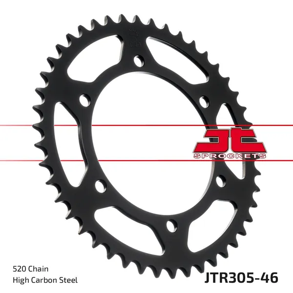 JT SPROCKETS hátsó lánckerék, természetes színű, 1, nordicamoto.ro