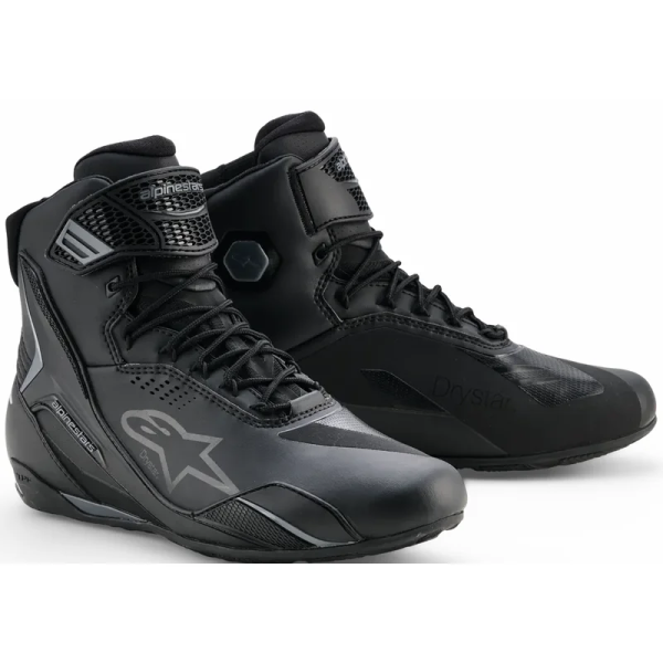 Alpinestars Faster-4 Drystar® cipő, fekete, 9,5-es méret, 1, nordicamoto.ro
