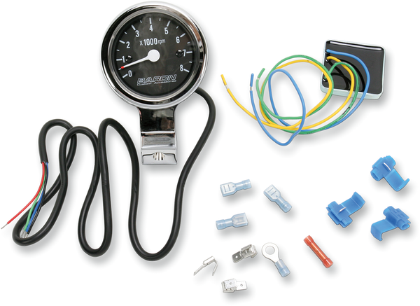 3(r) Bullet Electronic Tachometer Black, 2, nordicamoto.ro
