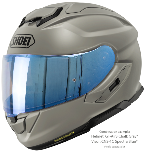 SHOEI GT-AIR3 teljes arcú sisak, krétaszürke, S méret, 2, nordicamoto.ro