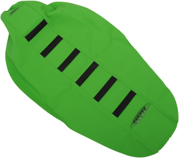 6-rib Gripper Seat Cover Green, 1, nordicamoto.ro