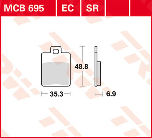 Ec sorozatú kerámia fékbetétek, 1, nordicamoto.ro