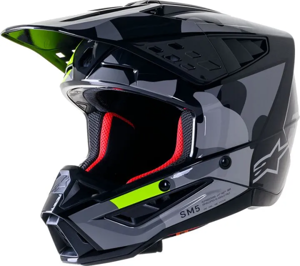 Alpinestars Supertech M5 Rover 2 szürke/sárga XL bukósisak, 1, nordicamoto.ro
