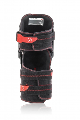 Genunchiere Acerbis Gorilla Negru/Rosu, 2, nordicamoto.ro
