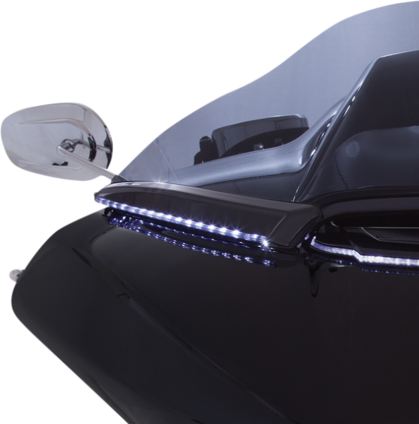 Horizon Led Lighted Windshield Trim Black, 4, nordicamoto.ro