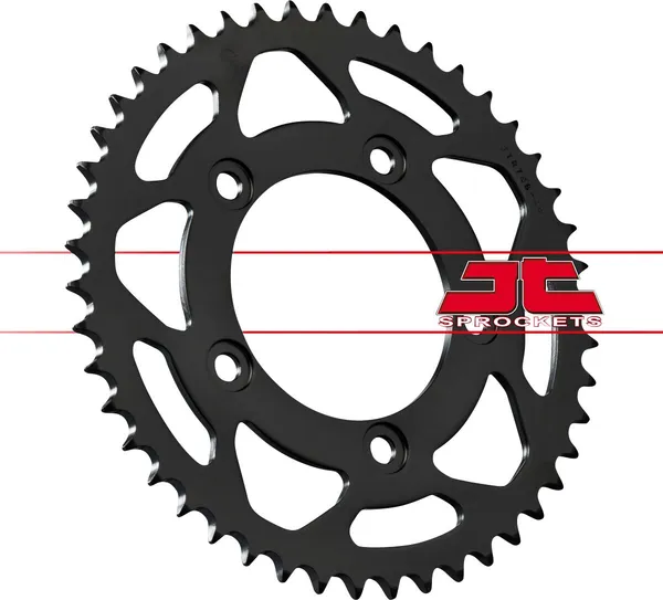 JT SPROCKETS Acél hátsó lánckerék, fekete, 3, nordicamoto.ro