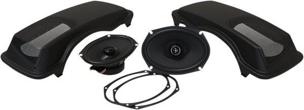 Saddlebag Lid And Xl Speaker Kit Black, 5, nordicamoto.ro