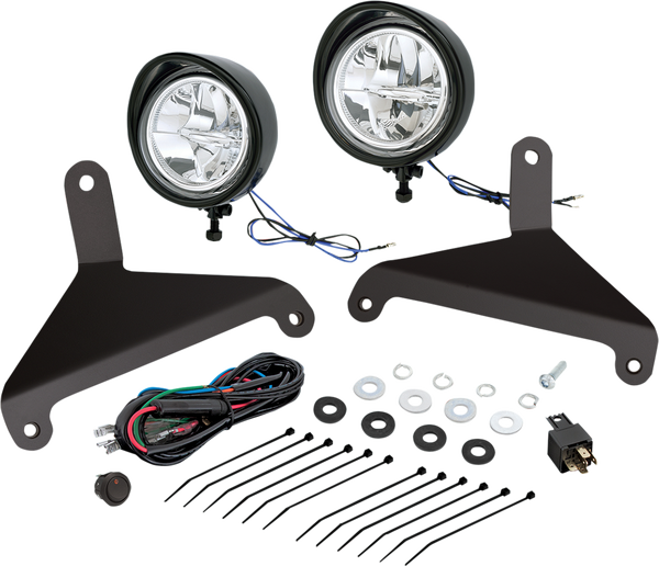 Focus 3-1/2(r) Driving Light Kit Black, Satin, 1, nordicamoto.ro
