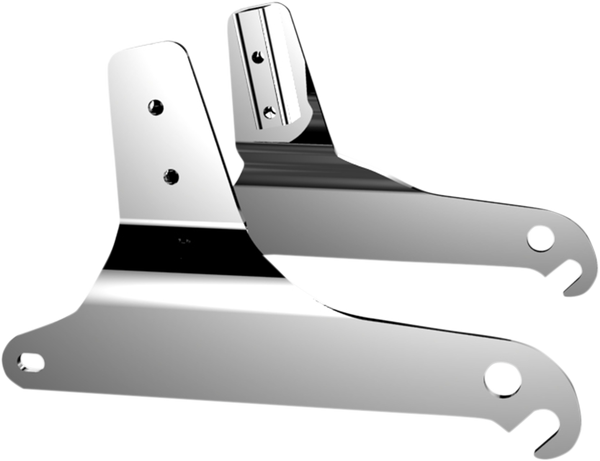 Sissy Bar Side Plates Silver, 1, nordicamoto.ro